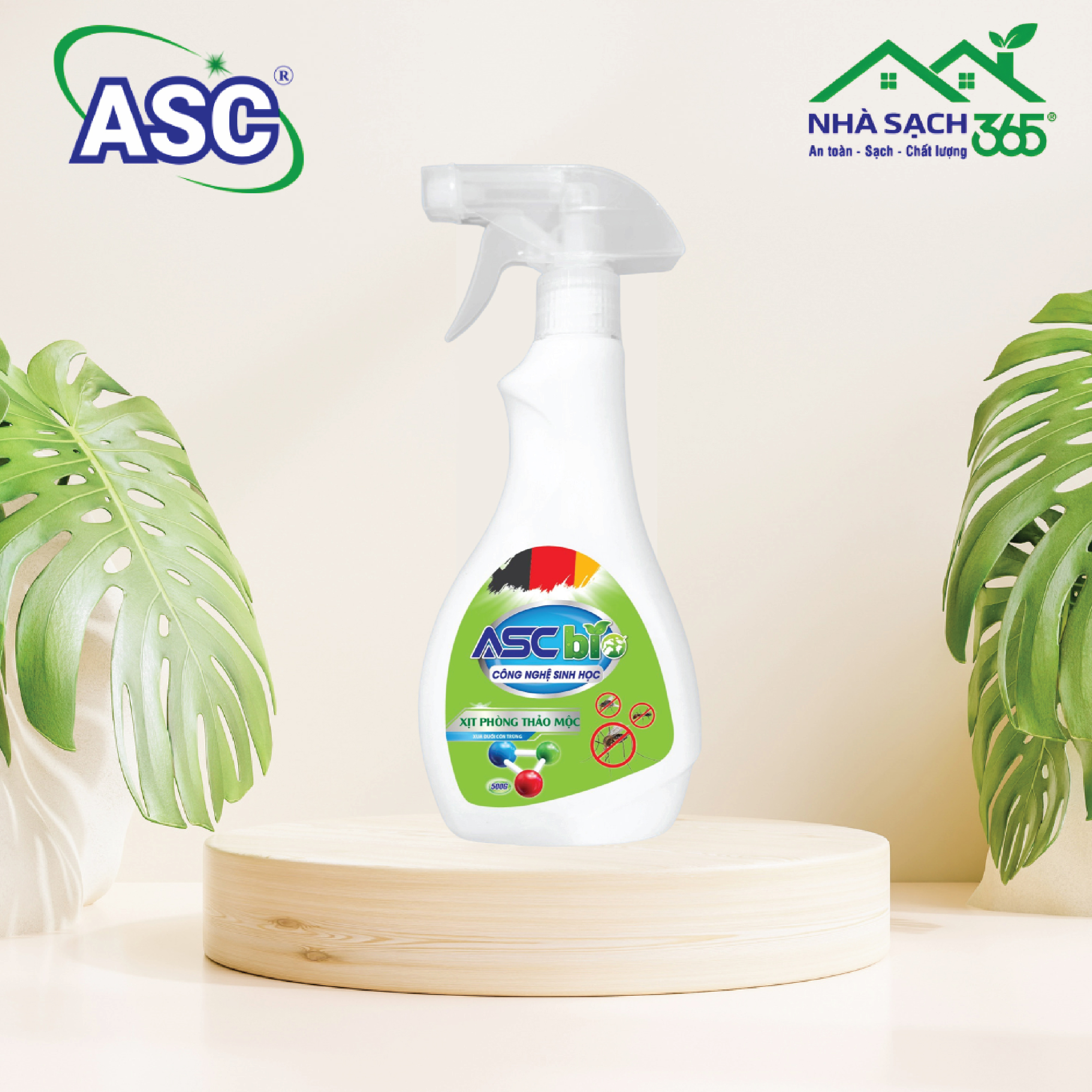 Xịt phòng thảo mộc ASC 500ml